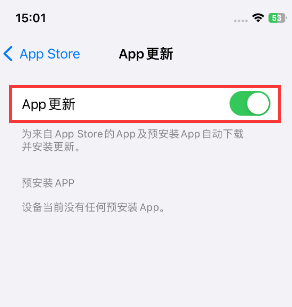 鞍山苹果15维修中心如何让iPhone15APP自动更新