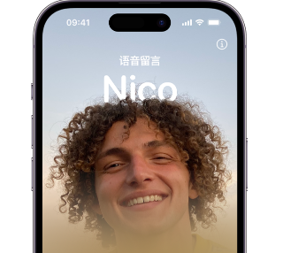 鞍山苹果15服务站分享iPhone15实时语音留言开启方法 